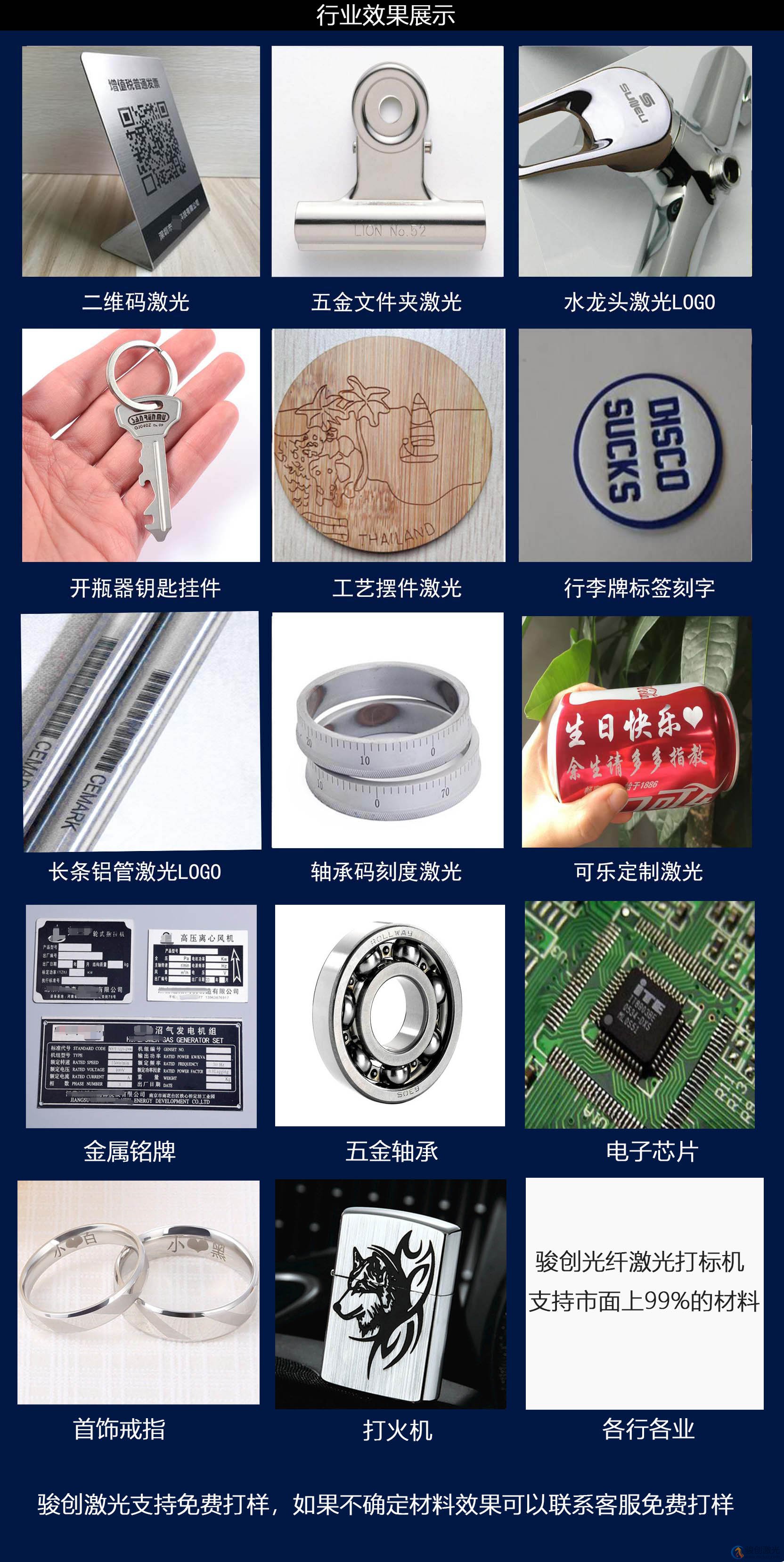 激光打標(biāo)機可以打標(biāo)什么產(chǎn)品？  第3張