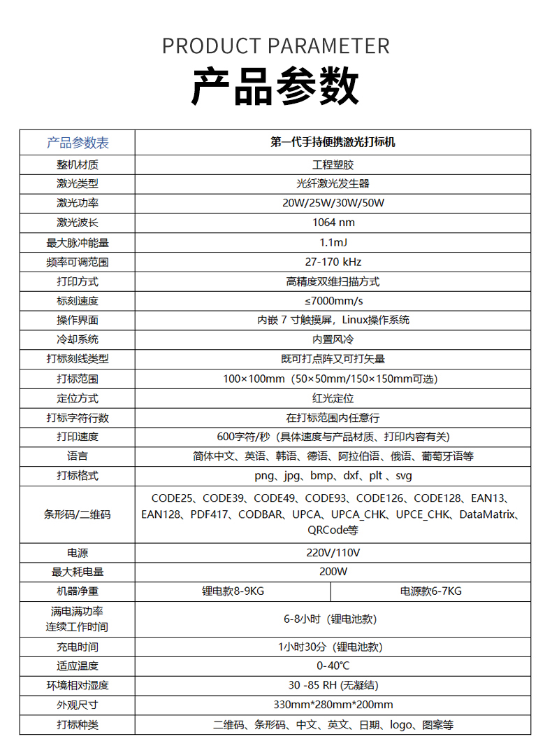 手持激光打標(biāo)機(jī)A款  第9張